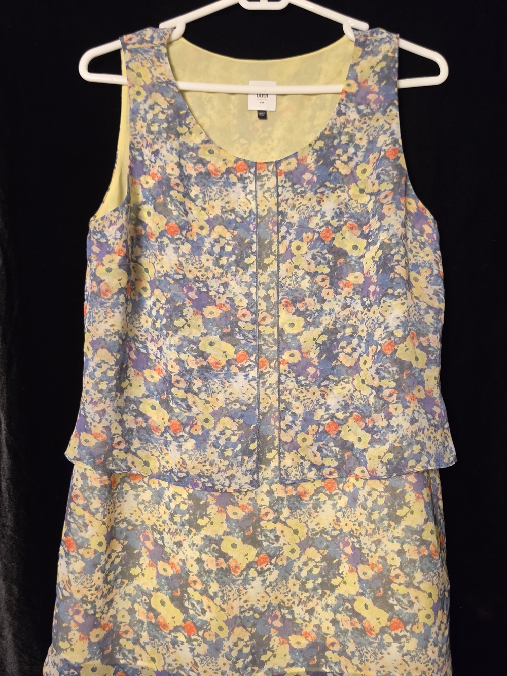 #88 — Cabi Positano Floral Layered Blouse — SM